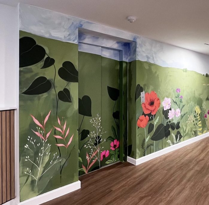 Mural art, Mural, Uphill Mural