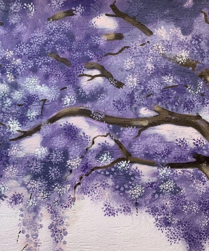Floral Mural, Mural Art, Mural